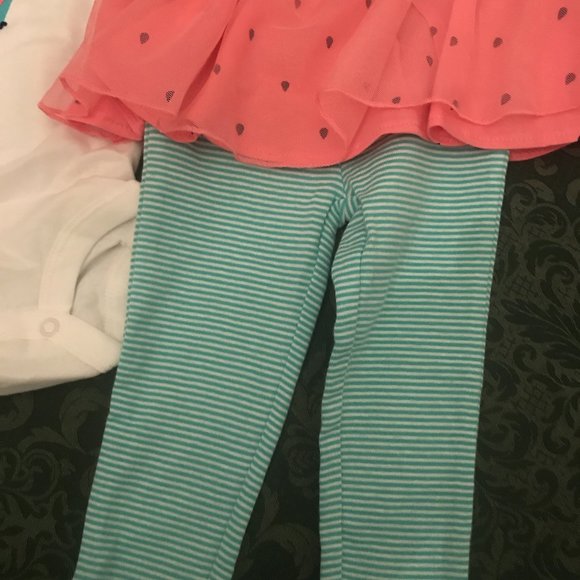 NWt carters watermelon tutu ballerina outfit 18 M - Picture 3 of 7